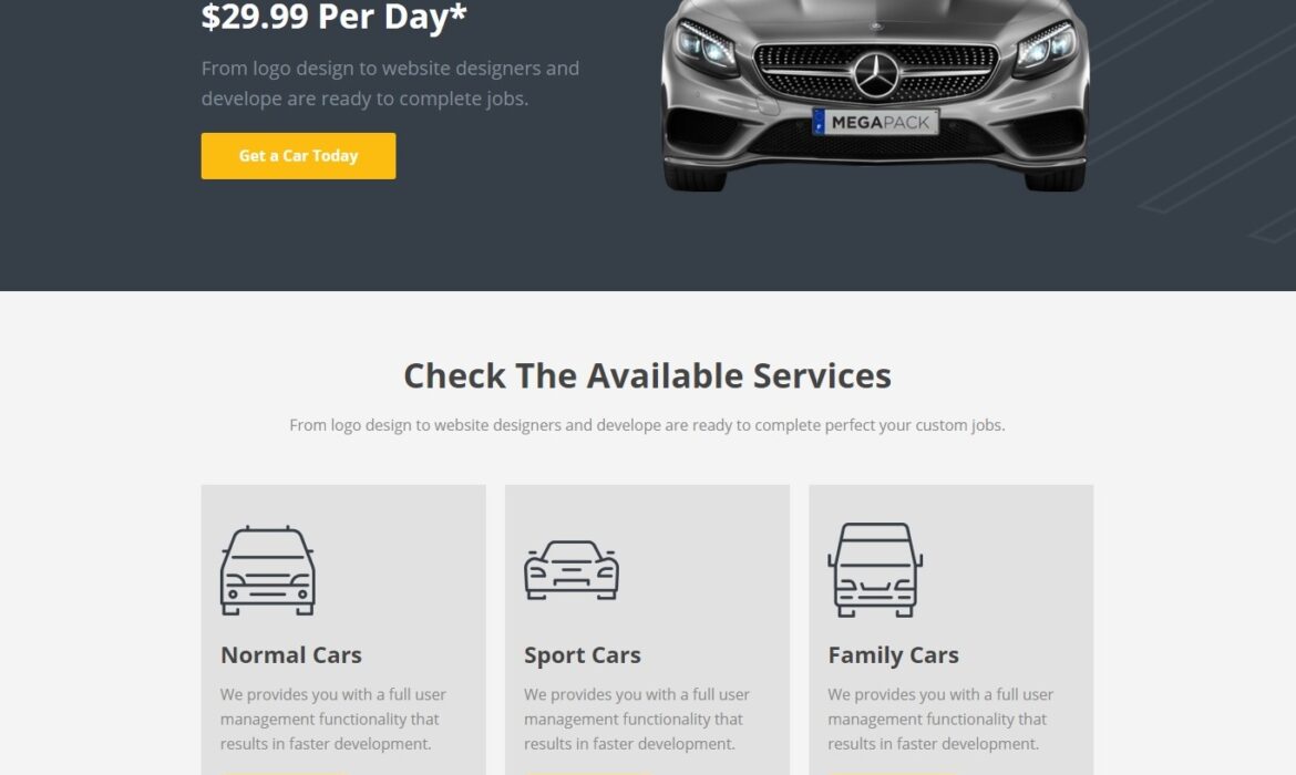 Car Rental Site