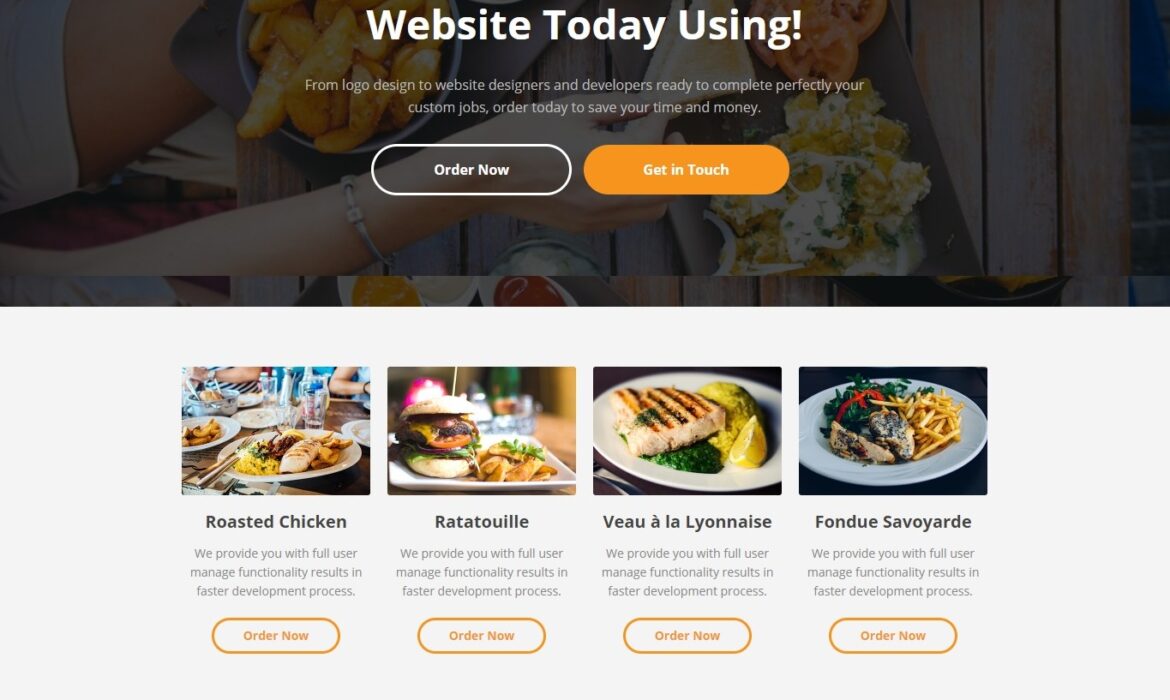 Restaurant Website